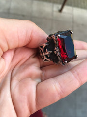 Rich Red Ruby Ring