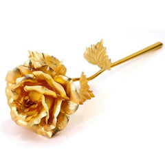 24k Gold Plated Foil Rose - With Box