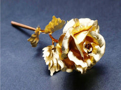24k Gold Plated Foil Rose - With Box