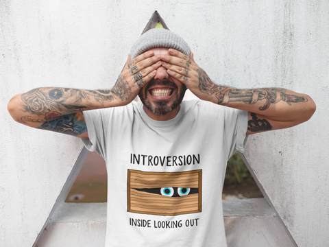 "Introversion - Inside Looking Out" Short-Sleeve Unisex T-Shirt