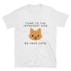 "We Have Cats" Short-Sleeve Unisex T-Shirt (White)