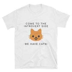 "We Have Cats" Short-Sleeve Unisex T-Shirt (White)