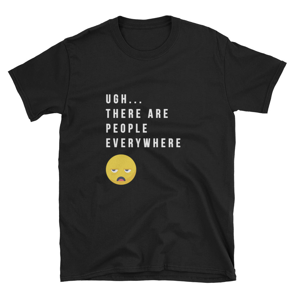 "People Everywhere" Short-Sleeve Unisex T-Shirt (Black/Navy)