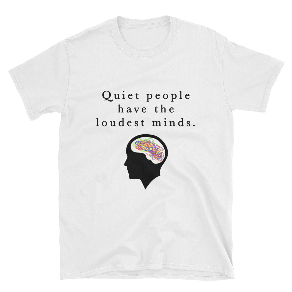 "Quiet People" Short-Sleeve Unisex T-Shirt (White)