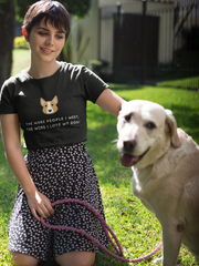 "I Love My Dog" Short-Sleeve Unisex T-Shirt (Black/ Navy)