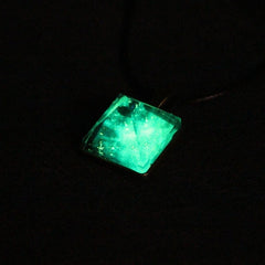 Mystery from within - Pyramid Pendant Geometric Necklace