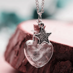 Various Real Flower Dandelions Necklaces