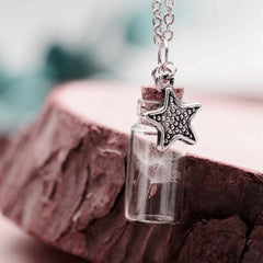 Various Real Flower Dandelions Necklaces