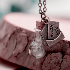 Various Real Flower Dandelions Necklaces