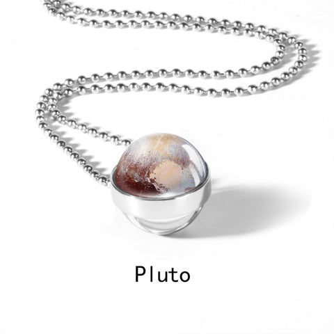 Unique Solar System Planet Necklace --Pluto