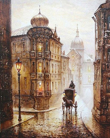 Paint by number - Vintage European Alley