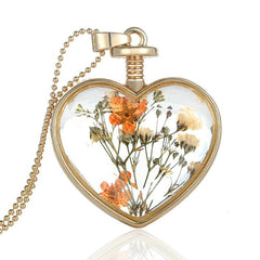 Dry Pressed Real Flowers Lockets