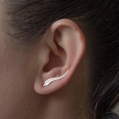 1Pair Women Fashion Metal Leaf Earrings/Ear Clip