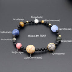 Solar System Bracelet W/ Pluto (version 2)