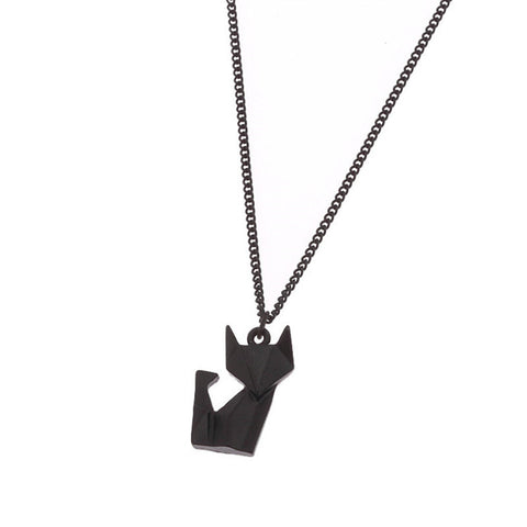 Simply Fashion - Origami Cat Necklace