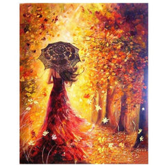 Paint by Number - Lady in Fall