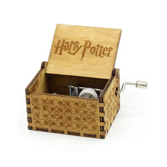 Hand Crank Wooden Music Box