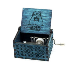 Hand Crank Wooden Music Box