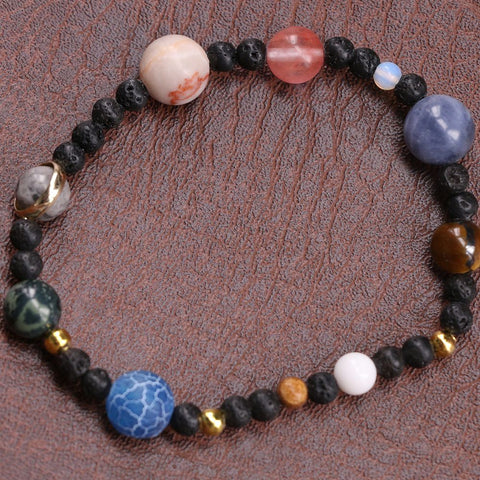 Buy Young & Forever D'Vine Navgrah 9 Planets, Stars Solar System Reiki  Healing Seven Chakra Aura Cleansing Stretchable Yoga Bracelet For Good  Luck, Health And Happiness Online at Best Prices in India - JioMart.
