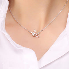Simply Fashion - Origami Crane Necklace