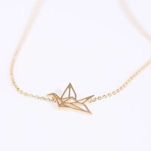 Simply Fashion - Origami Crane Necklace