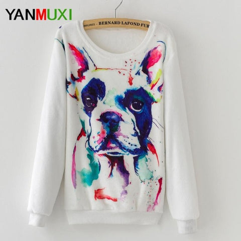 Animal Lover Long Sleeve Warmer Sweater Frenchie