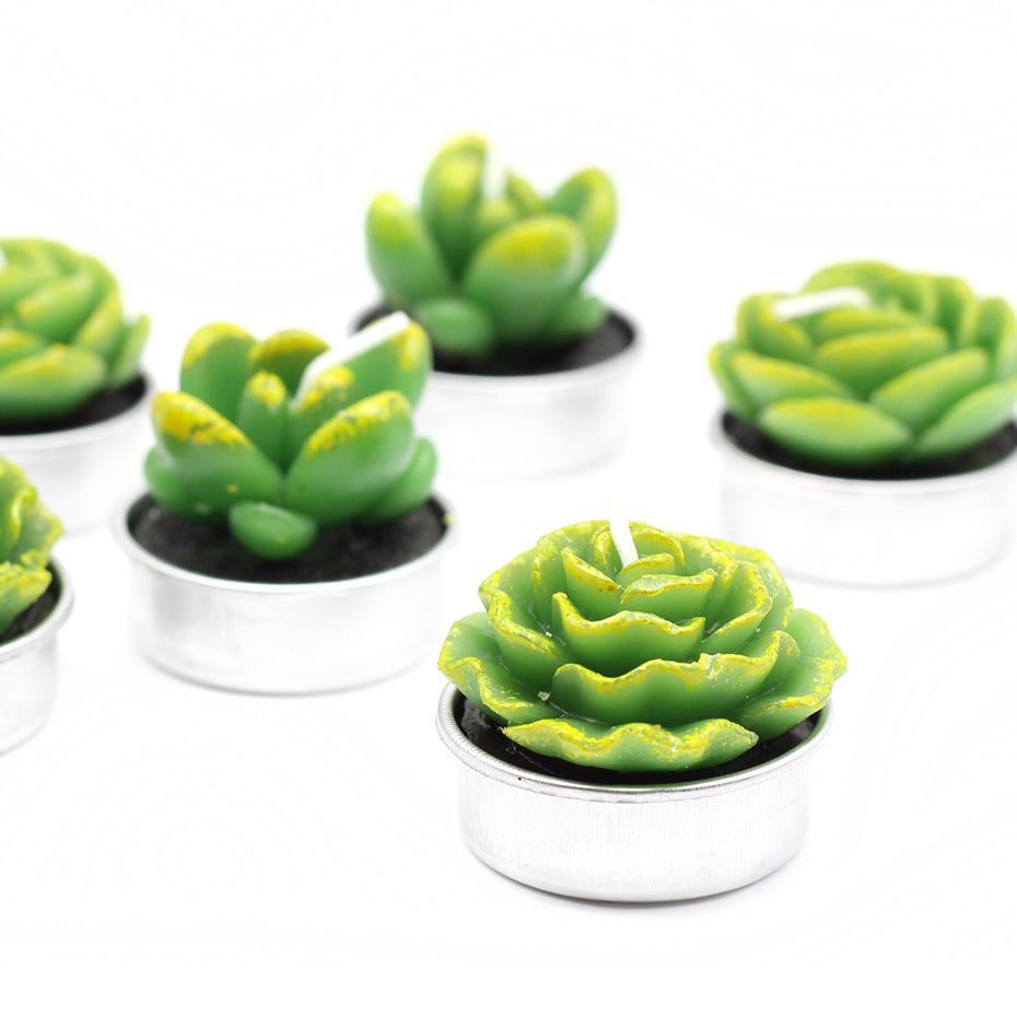 Mini Cactus Candle Set ( 6 pcs )
