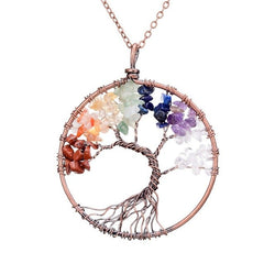Tree of Life Stone Necklace