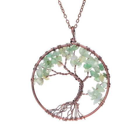 Tree of Life Stone Necklace