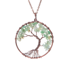 Tree of Life Stone Necklace