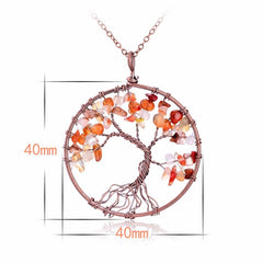 Tree of Life Stone Necklace