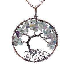 Tree of Life Stone Necklace