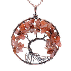Tree of Life Stone Necklace