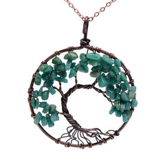 Tree of Life Stone Necklace