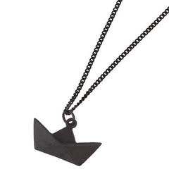 Simply Fashion - Origami Boat Necklace