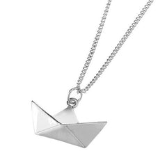 Simply Fashion - Origami Boat Necklace