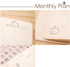 2017-2018 Molang the Rabbit Daily Planner