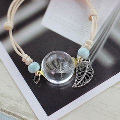 Flower in Glass Charming Bracelet