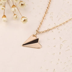 Simply Fashion - Origami Airplane Necklace