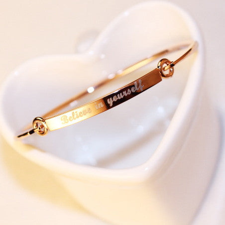 Believe In Yourself Bracelet