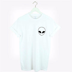 Alien Pocket Print Top