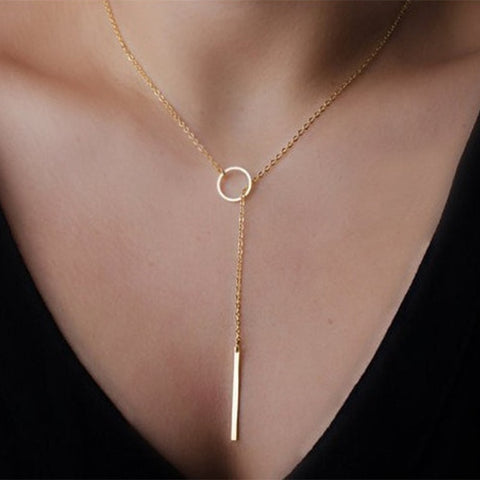 Trendy fashion minimalistic necklace--perfect gift ideas for your love ones