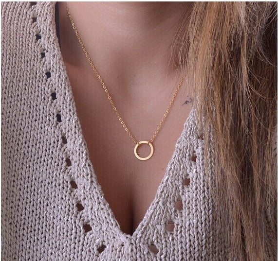 Trendy fashion minimalistic necklace--perfect gift ideas for your love ones