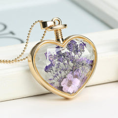 Dry Pressed Real Flowers Lockets
