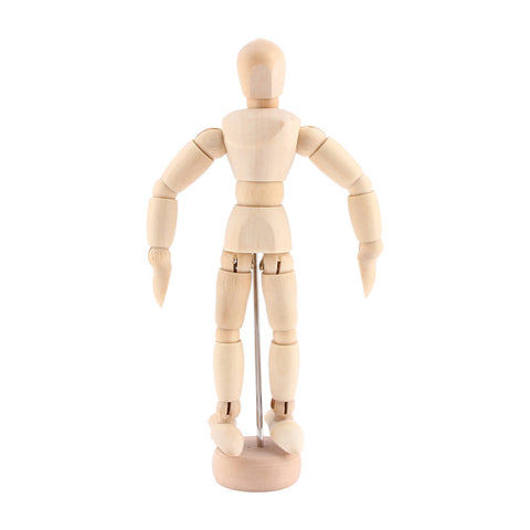 Artist Movable Limbs Wooden Toy
