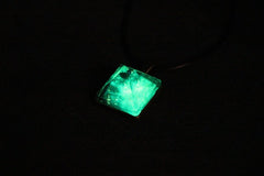Glow in the Dark Pyramid Necklace Pendant
