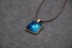 Glow in the Dark Pyramid Necklace Pendant