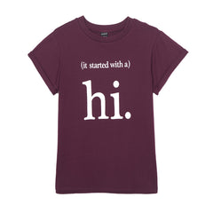 Hi Women Casual T-Shirt