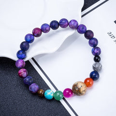 Beautifully Crafted Eight Planets Bead Bracelets--The perfect gift for your love ones!