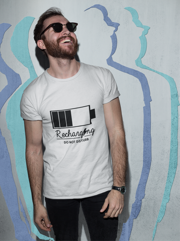 "Recharging" Short-Sleeve Unisex T-Shirt